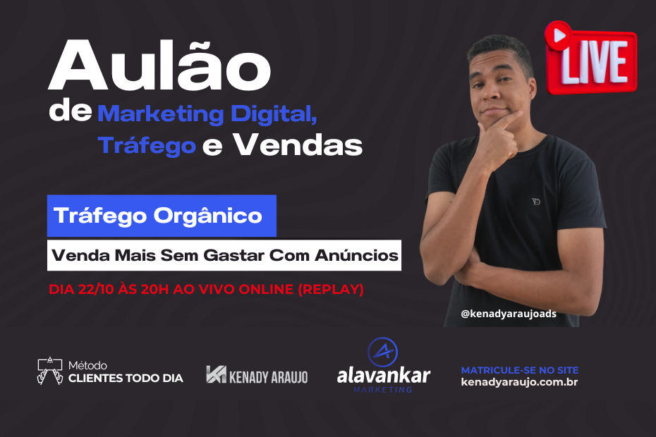 Tráfego Orgânico Venda Mais Sem Gastar Com Anúncios [Aula em Vídeo]